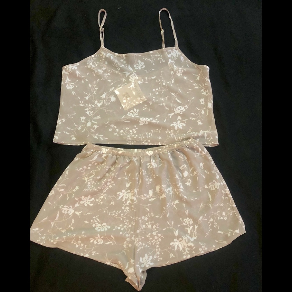 Calvin Klein 2 piece camisole shorts set